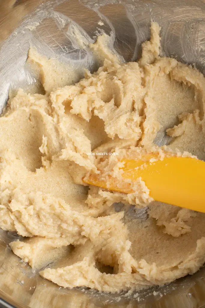 creaming butter and sugar together