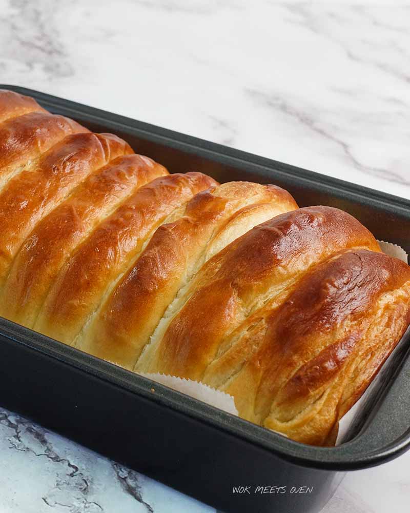 Rich Buttery Puff Pastry Butter Bread Loaf Recipe