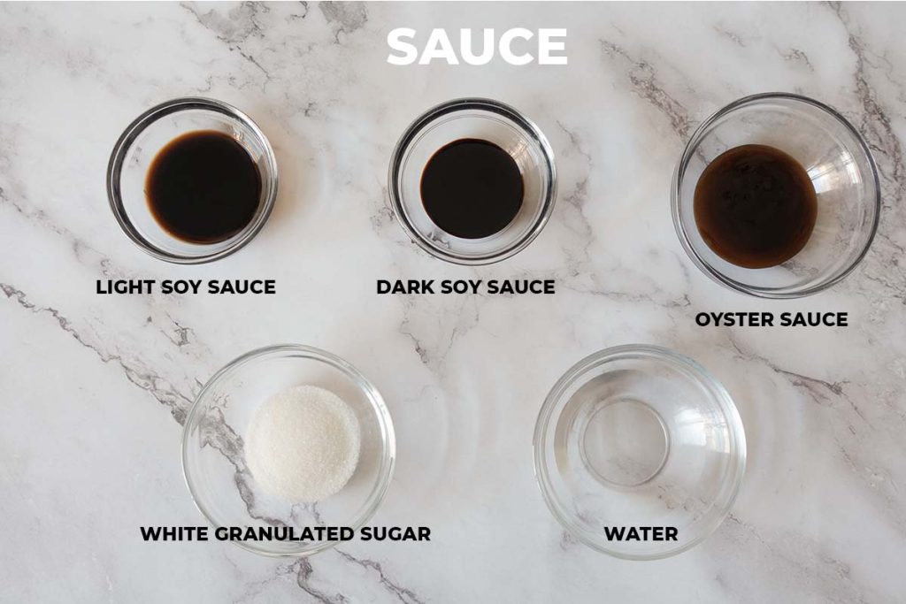 sauce ingredients for green beans with minced pork