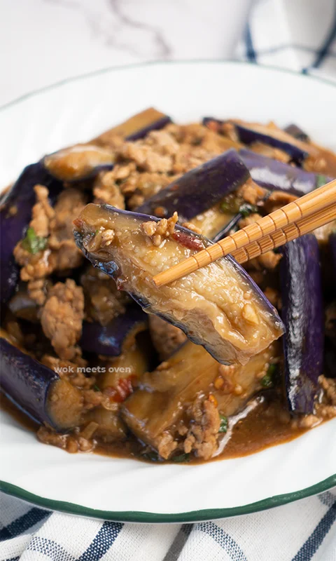 Eggplant with ground pork