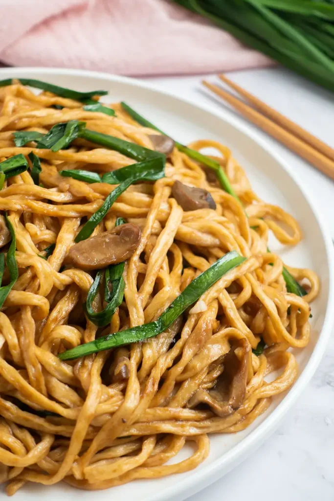 E-fu noodles on plate