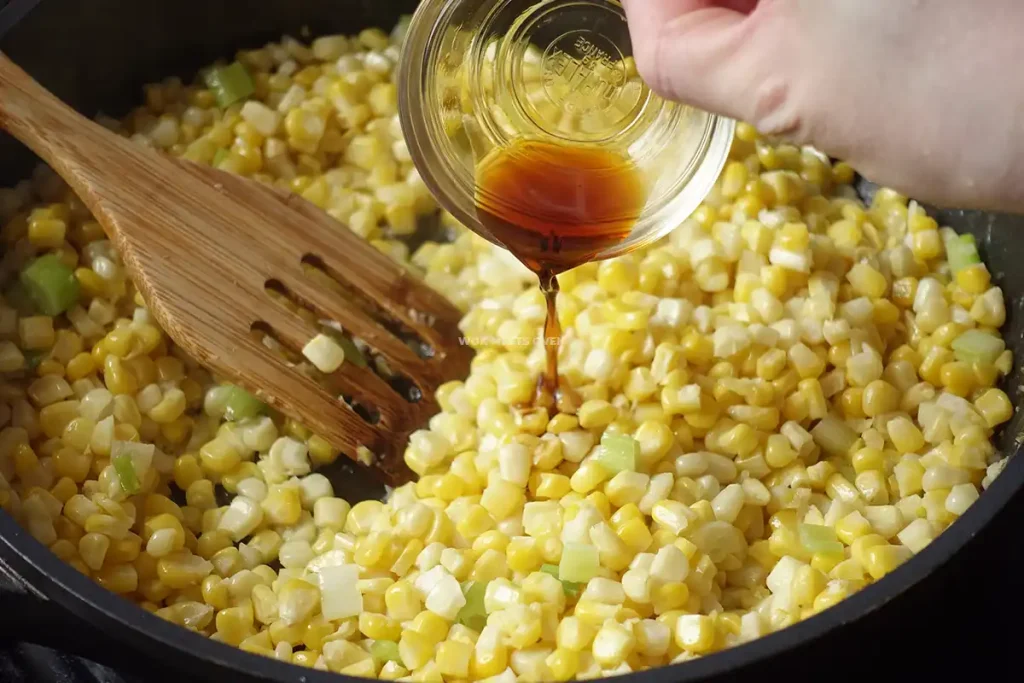 Adding in fish sauce