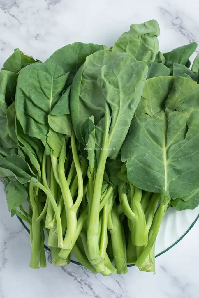 Gai Lan on plate