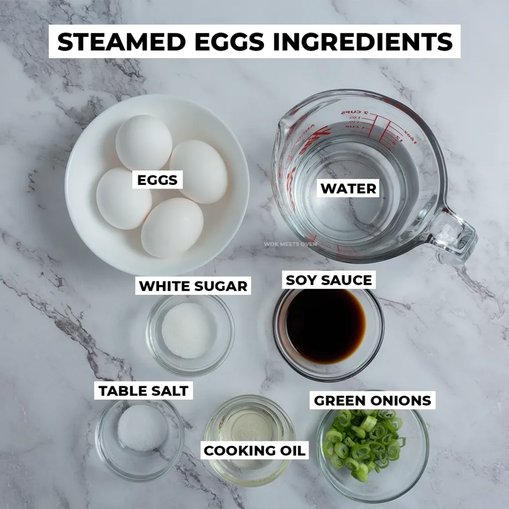 steamed eggs ingredients