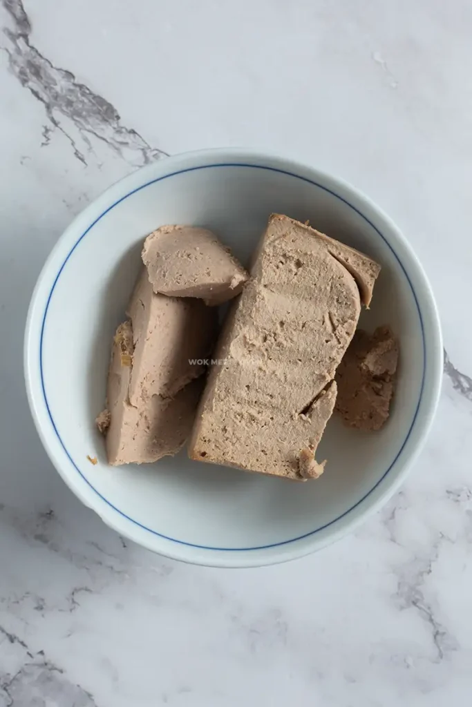 Pate liver inside of bowl