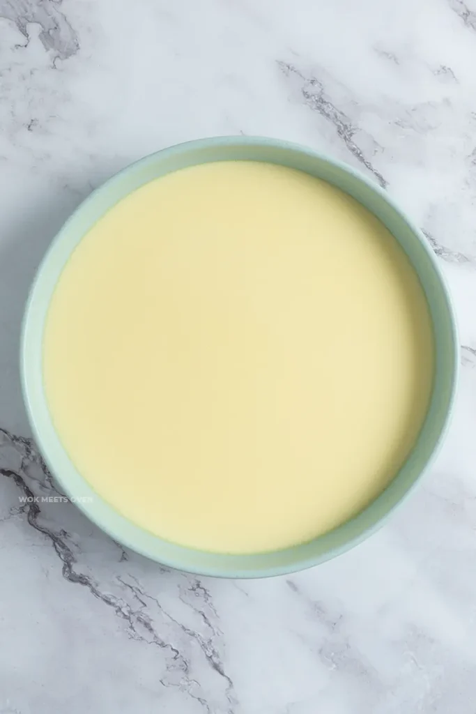 Finished steaming eggs