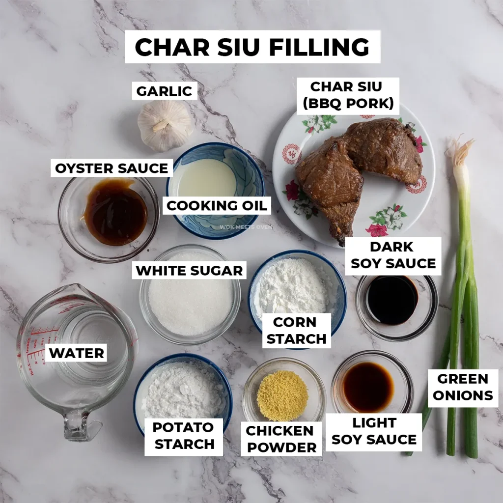 Chinese BBQ Pork ingredients list