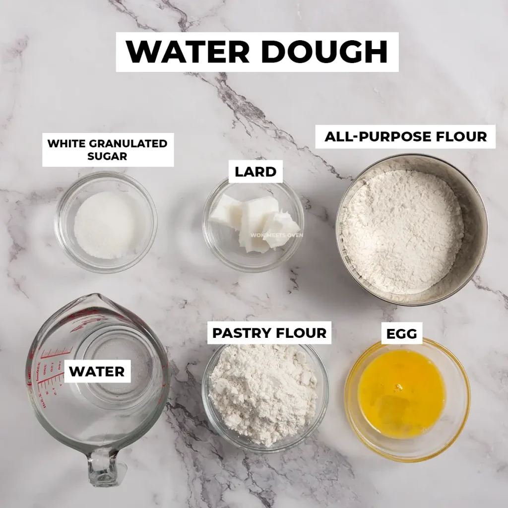 Water dough ingredients list