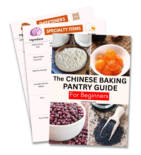 Chinese baking pantry cheat sheet signup form