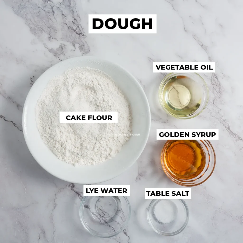 Mooncake dough ingredients