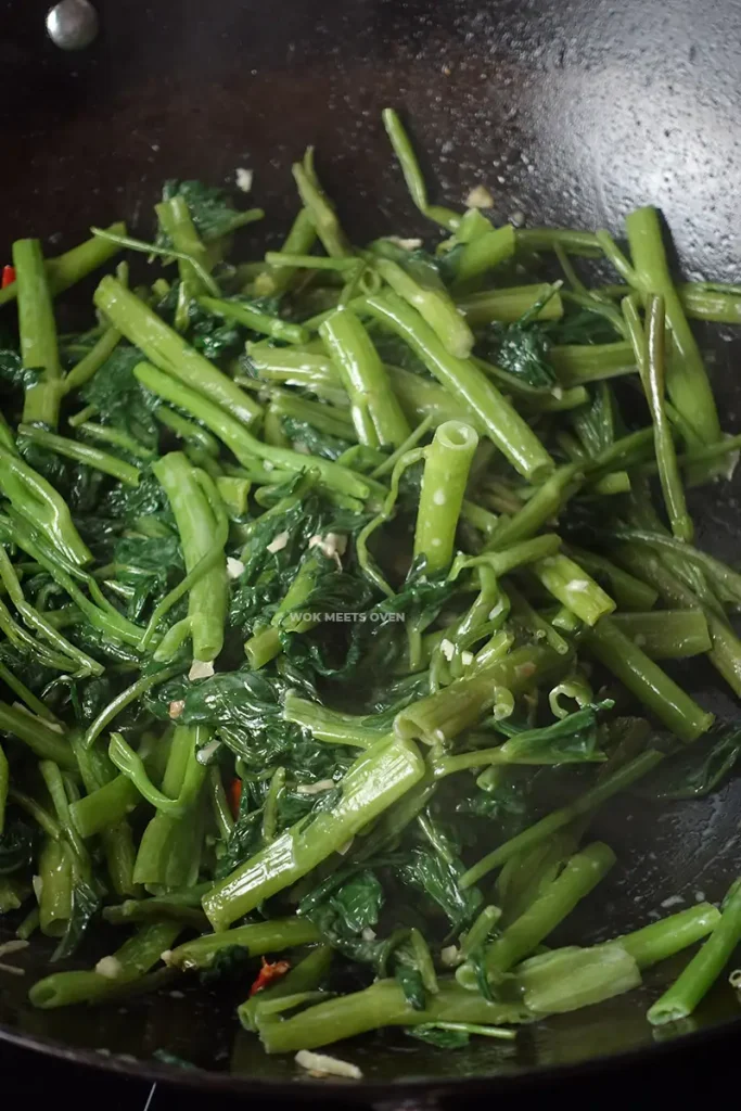 Finished preparing dish