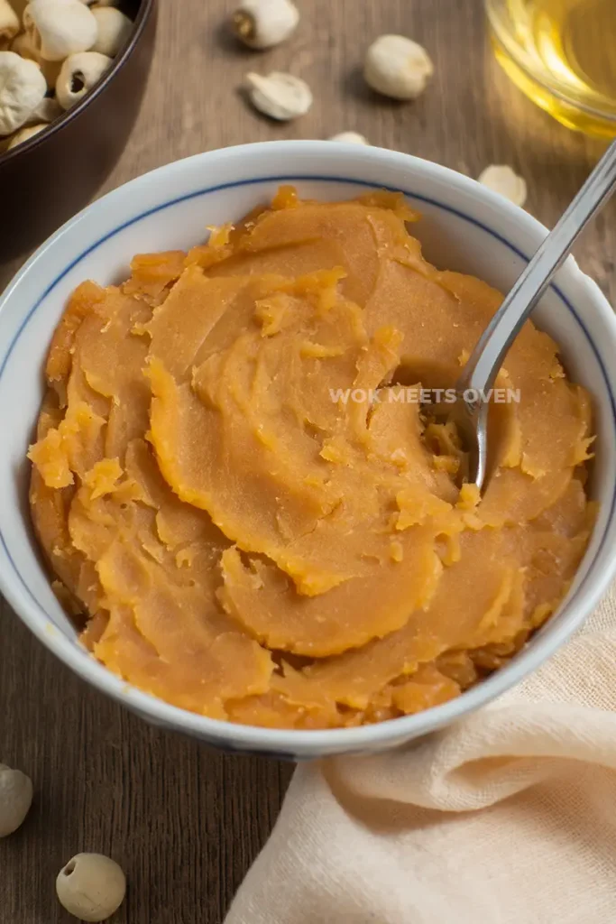Blog image of lotus paste filling