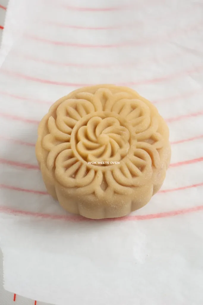 Picture of finished mooncake molded
