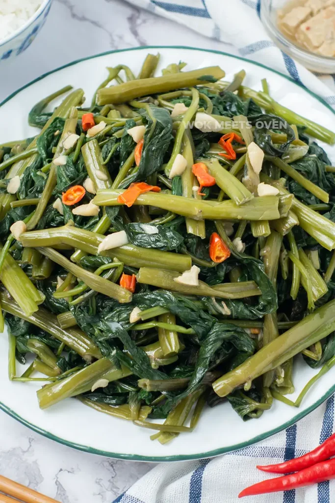 Another blog image of water spinach fermented bean curd