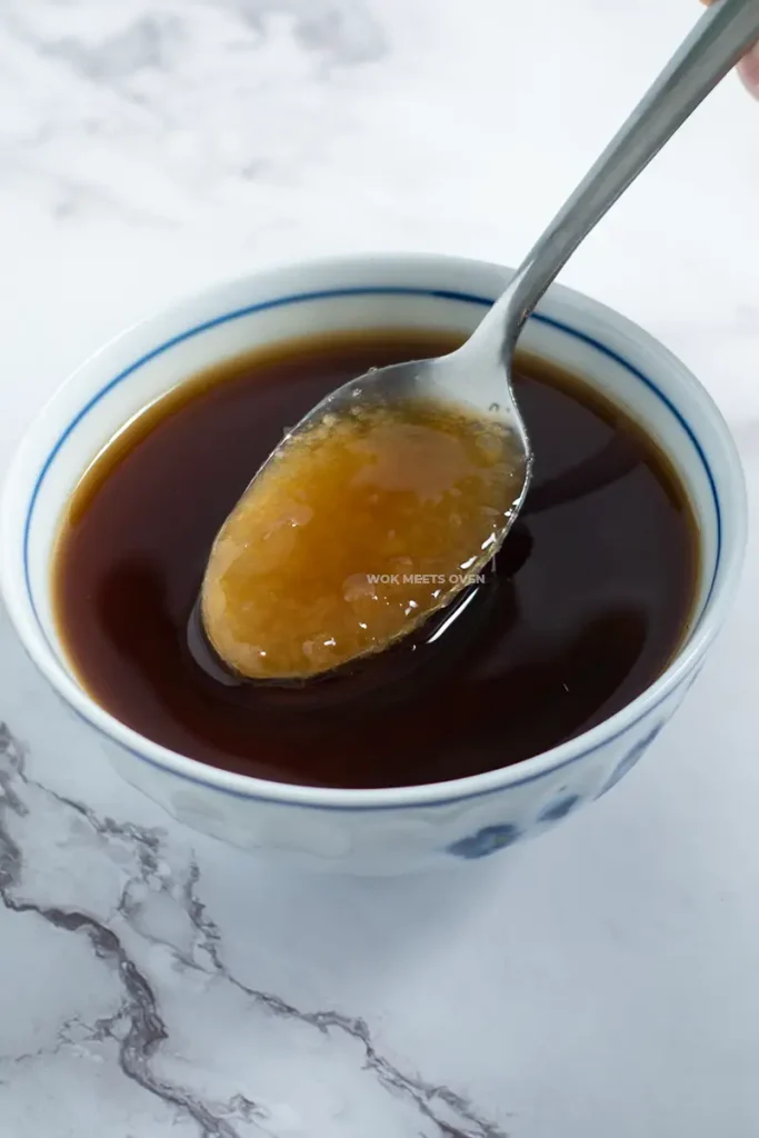 Picture of honey glaze sauce