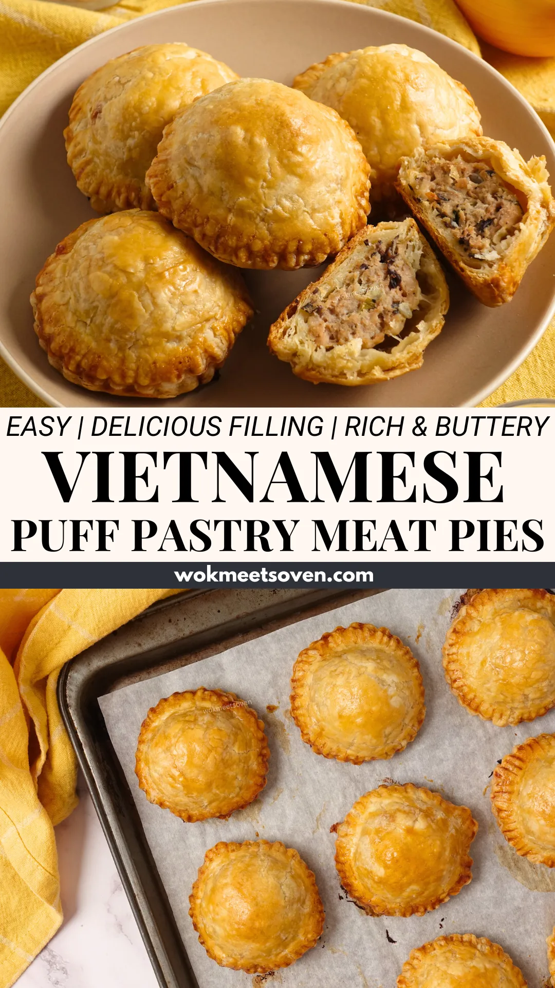 Vietnamese Puff Pastry Pinterest Pin