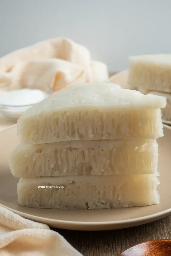 Image of white sugar sponge cake