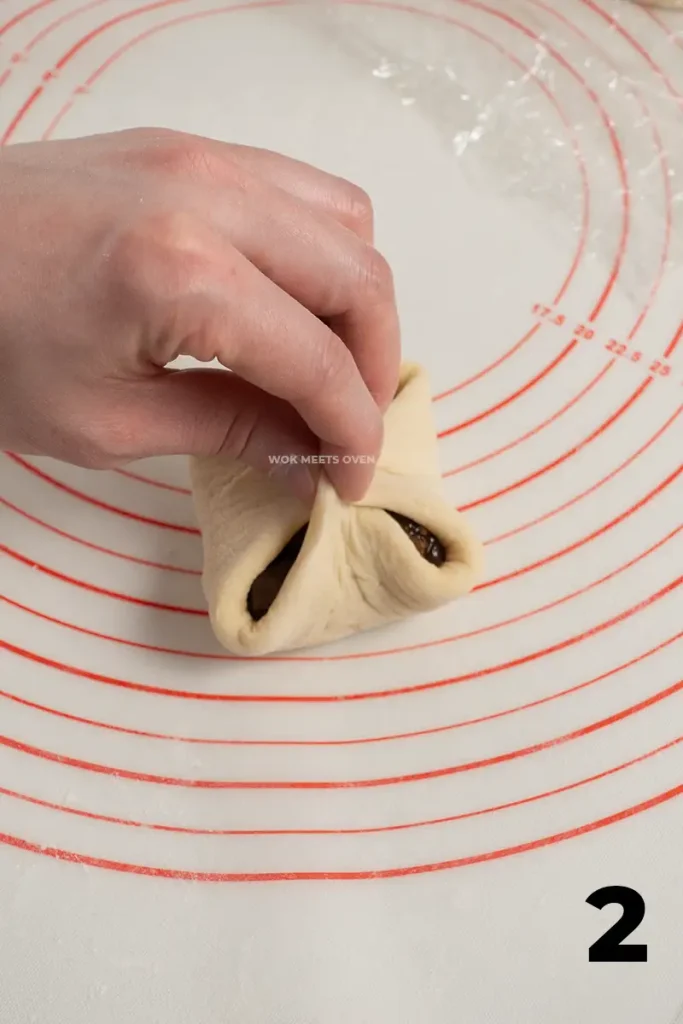 Wrapping bun step 2