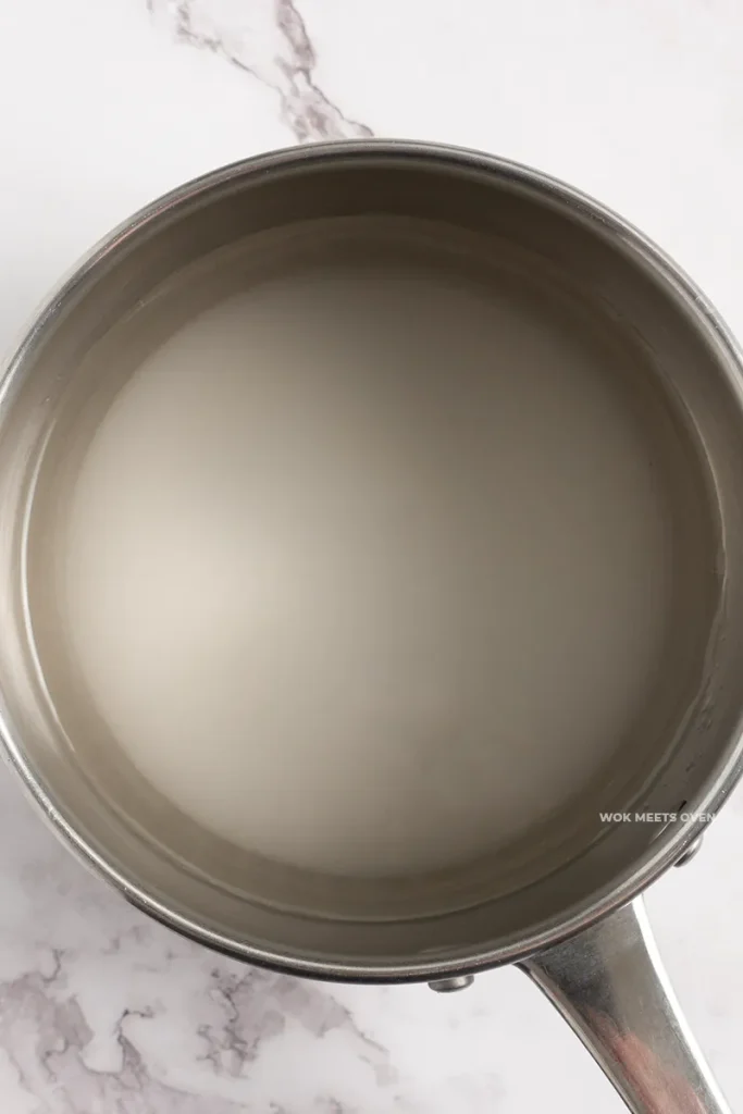 Adding in sugar to water