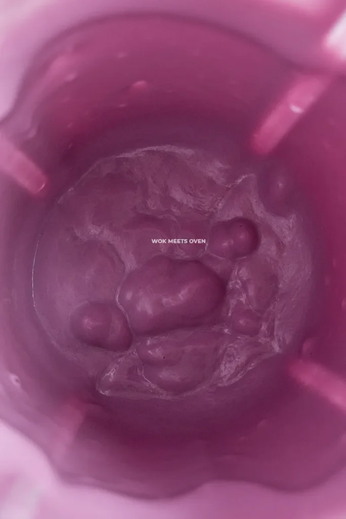 Finished blending filling 