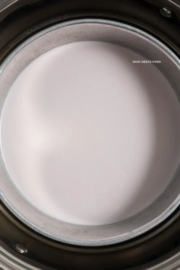 Steaming snow skin