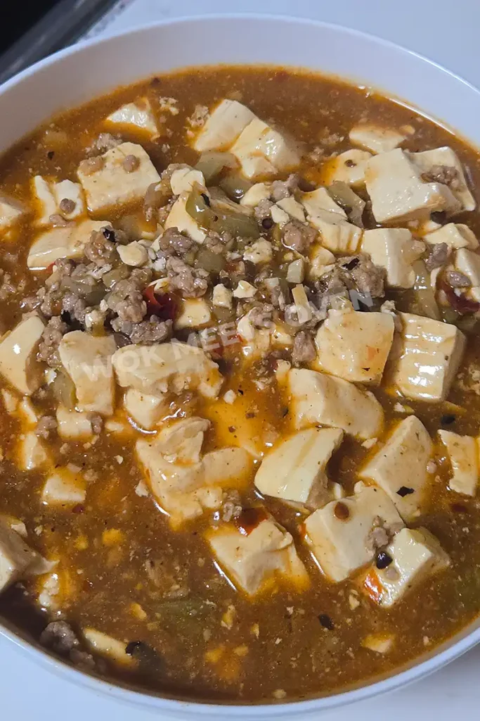 Second attempt at making mapo tofu
