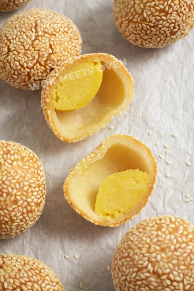Blog image of fried sesame balls