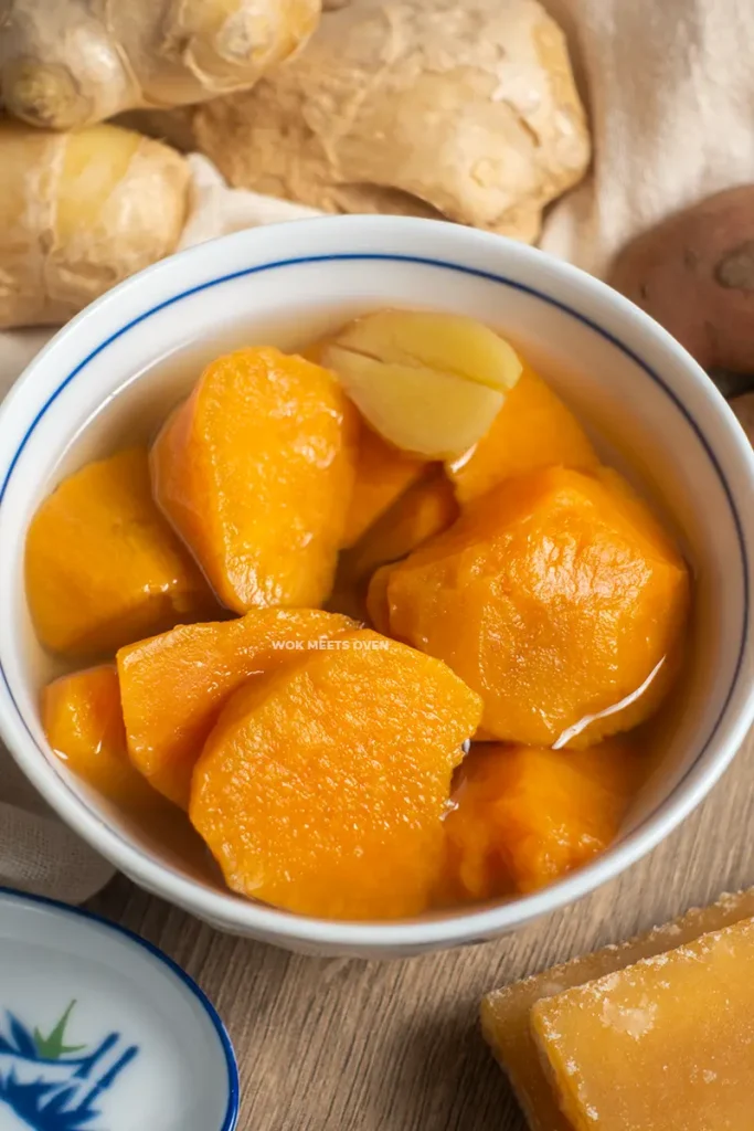 Blog image of sweet potato dessert soup
