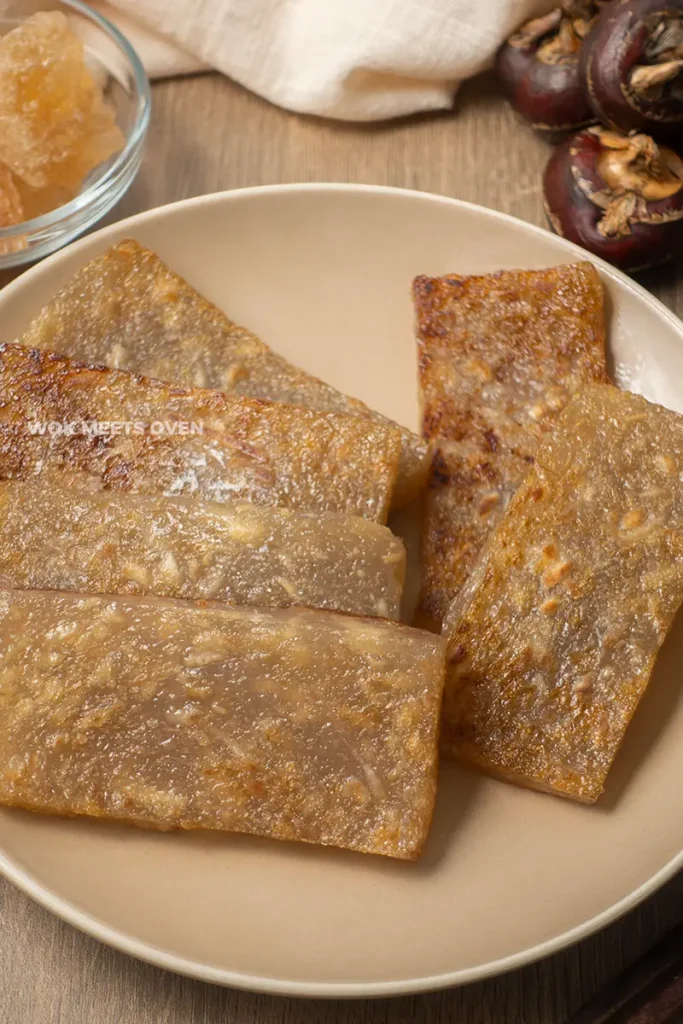 water chestnut cake blog image
