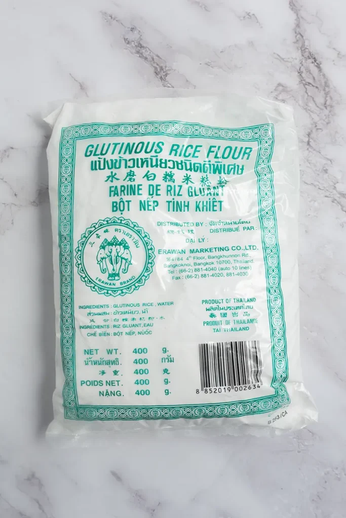 Package of glutinous rice flour