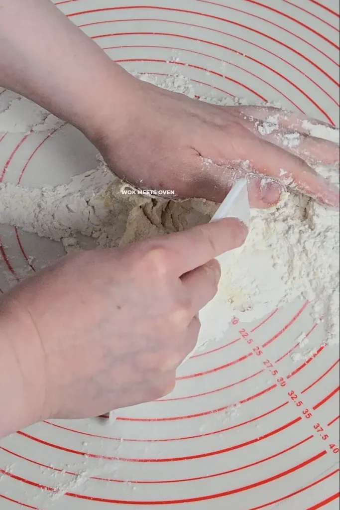 Kneading dough
